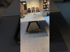 میز کنفرانس چوبی مستطیل گردان برای دفتر اتاق هیئت