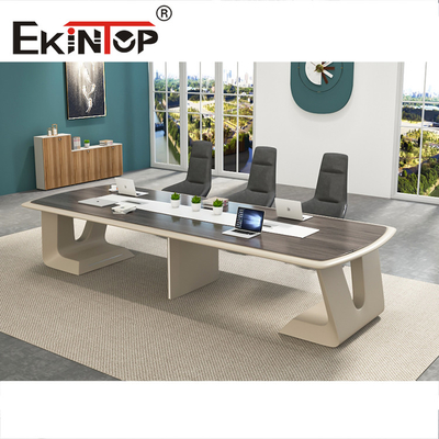 میز کنفرانس مدرن MDF میز اداری چوبی MT-54-1 جلسه 2.4 متر