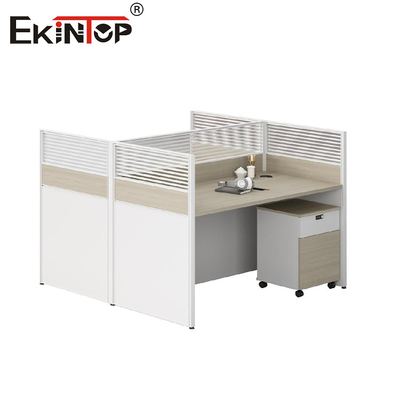 ایستگاه کاری مدرن و مدرن چوبی با کابینت ذخیره سازی