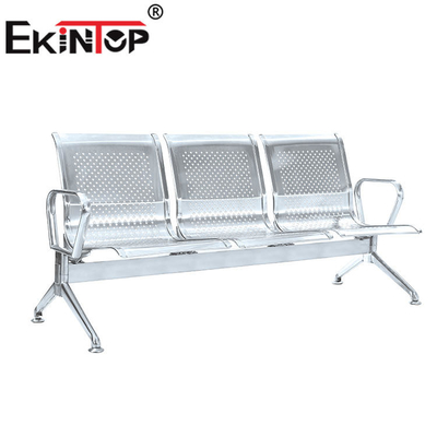 صندلی های اتاق انتظار 3 نفره فلزی، نیمکت انتظار عمومی برای OEM اداری