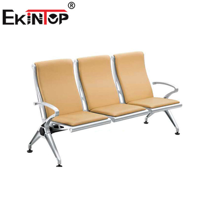 صندلی انتظار فولاد ضد زنگ 3 نفره برای بیمارستان ها 1220mm×680mm×800mm