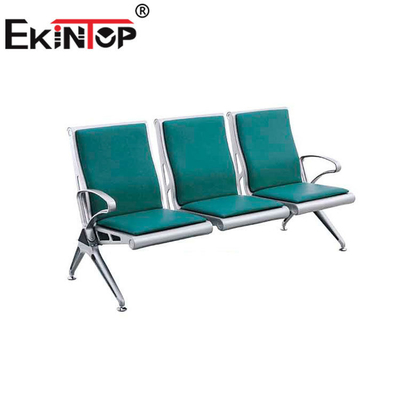 صندلی انتظار فولاد ضد زنگ 3 نفره برای بیمارستان ها 1220mm×680mm×800mm