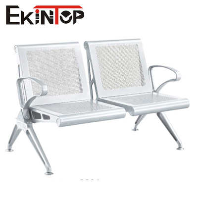 مواد چرم مصنوعی فولادی 2 صندلی انتظار برای OEM OEM بیمارستان