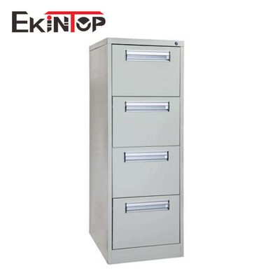کابینت اداری 4 کشو فولادی سرد، کمد بایگانی فلزی OEM بدون بو