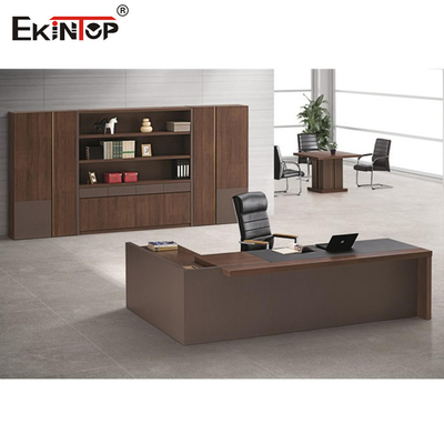 میز میز اداری MDF لوکس برای سطح نقاشی روکش مدیر مدیر عامل