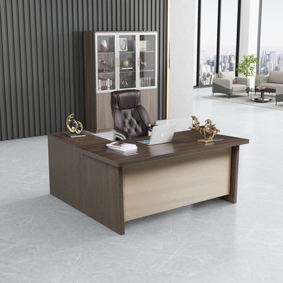 مبلمان چوبی میز کامپیوتر میز میز اداری 1600×800×760mm دارای گواهینامه SGS