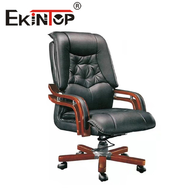 مبلمان اداری صندلی ارگونومیک PU صندلی چرمی Boss Comfortable Back High Back