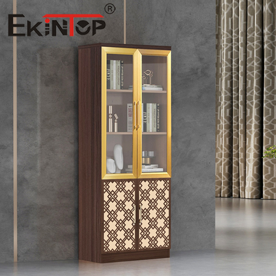کمدهای انباری درب شیشه ای استیل کابینت کتاب اداری چوبی