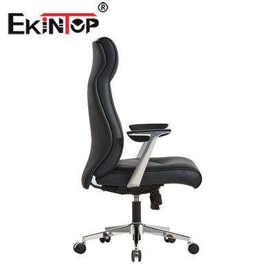 صندلی چرمی اداری لوکس PU چرخشی ارگونومیک صندلی اجرایی سازنده OEM