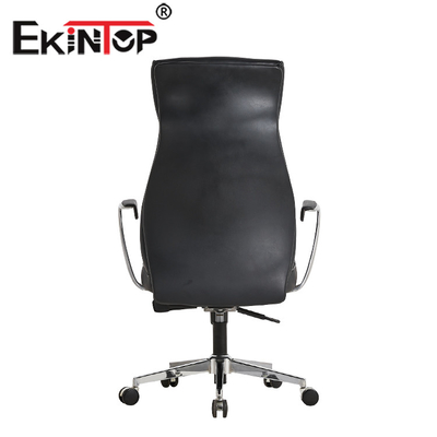 صندلی چرمی اداری لوکس PU چرخشی ارگونومیک صندلی اجرایی سازنده OEM