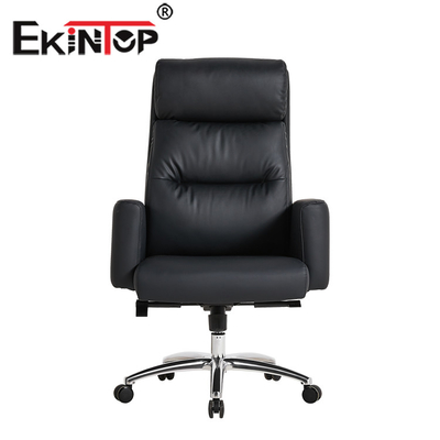صندلی چرمی چرخشی راحت Boss Office صندلی اداری اداری PU تولید کننده چین