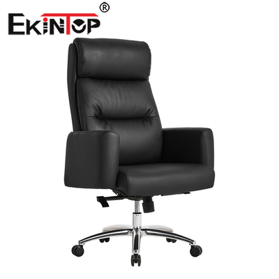 صندلی چرمی چرخشی راحت Boss Office صندلی اداری اداری PU تولید کننده چین
