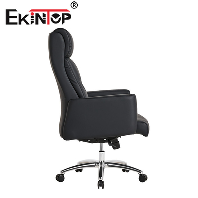 صندلی چرمی چرخشی راحت Boss Office صندلی اداری اداری PU تولید کننده چین