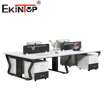 میز کار اداری مدرن برای مبلمان تجاری کابینت اداری میز سفید