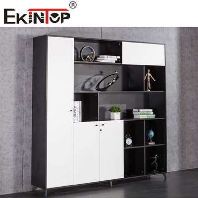 قفسه کتاب چوبی کابینت فایل نسوز 4 کشو برای مبلمان اداری