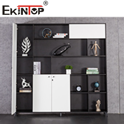 قفسه کتاب چوبی کابینت فایل نسوز 4 کشو برای مبلمان اداری