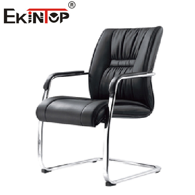 صندلی چرمی مشکی مدرن Executive Easy Clean برای مبلمان اداری پشت بلند