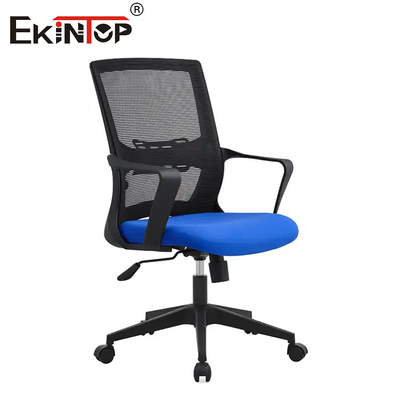 صندلی اداری ODM Chrome Armrest Mesh با عملکرد چرخش