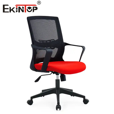 صندلی اداری ODM Chrome Armrest Mesh با عملکرد چرخش