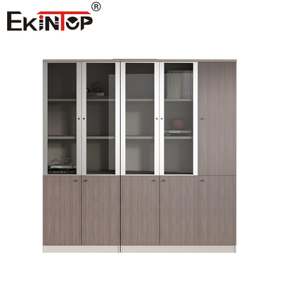 کابینت فایل گسترده با پنجره های شیشه ای با ظرفیت بزرگ سبک صنعتی
