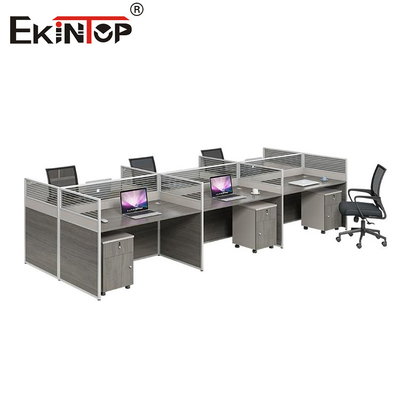 فروش مستقیم کارخانه ایستگاه کاری اداری چند نفره با صفحه نمایش حریم خصوصی