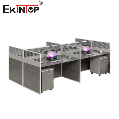 فروش مستقیم کارخانه ایستگاه کاری اداری چند نفره با صفحه نمایش حریم خصوصی