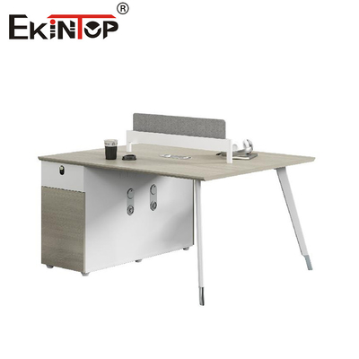 طراحی مدرن ایستگاه کاری کارکنان 4 نفره با کابینت ذخیره سازی قابل تنظیم