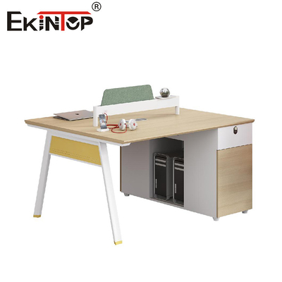 دفتر سبک صنعتی ایستگاه کاری میز اداری با کابینت ذخیره سازی
