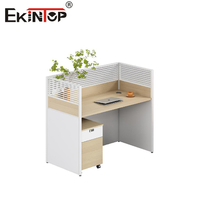طراحی مدرن Walnut Office Workstation میز کارفرما برای فضای اداری