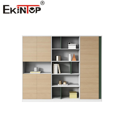 مواد چوبی رنگ گردو پرونده کابینت اداری مبلمان اداری