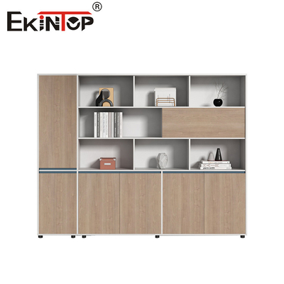 مواد چوبی رنگ گردو پرونده کابینت اداری مبلمان اداری