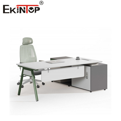 میز اداری اجرایی قابل تنظیم با کابینت ذخیره سازی