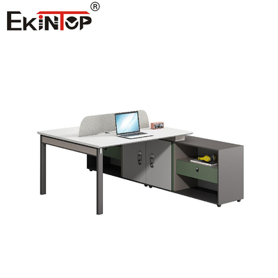 کم هزینه سبک صنعتی دفتر کار کارمند با کابینت ذخیره صفحه نمایش