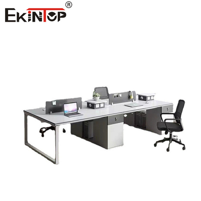 کم هزینه سبک صنعتی دفتر کار کارمند با کابینت ذخیره صفحه نمایش