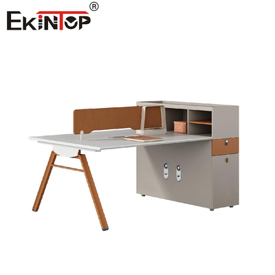 طراحی مدرن استیشن کاری کارمند با کابینت های ذخیره سازی قیمت کارخانه