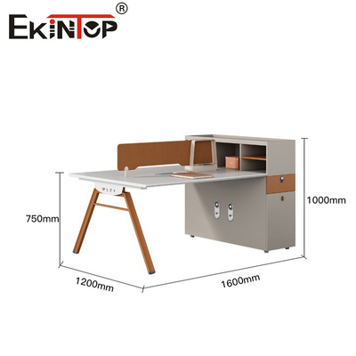 طراحی مدرن استیشن کاری کارمند با کابینت های ذخیره سازی قیمت کارخانه