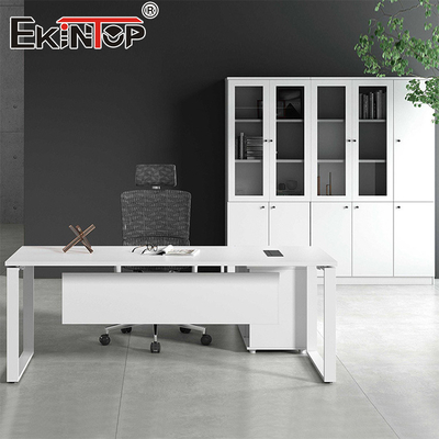 میز اداری اجرایی با پاهای فلزی مبلمان سبک مینیمالیستی