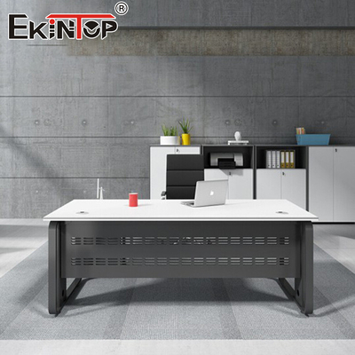 میز اداری به سبک صنعتی میز تجاری فضاهای اداری سفارشی