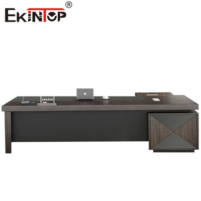 میز دفترچه ای با شکل L با کیفیت بالا میز مدیرعامل سبک کسب و کار
