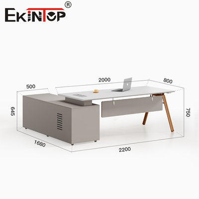 میز مدرن با کیفیت بالا میز سفید با کابینت ذخیره سازی میز چوب آکاسیا