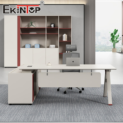 مبلمان اداری مدرن مبلمان اداری L-shaped customizable Acacia Wood