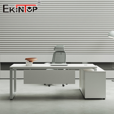 میز اداری به سبک مدرن با کابینت کناری شیک میز تمام مدرن
