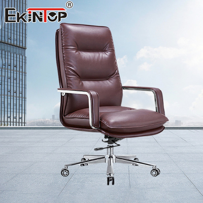 صندلی اداری چرمی Boss Comfort Comfortable مدیر عامل سازگار با محیط زیست صندلی های اداری با کیفیت