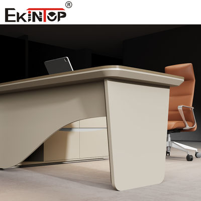 Ekintop High Tech Executive Luxury Wood CEO Boss Room Office Desk