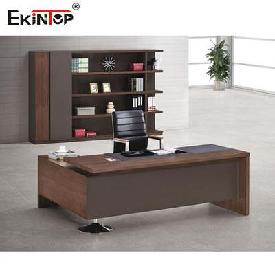 میز کامپیوتر اداری چوبی Ekintop برای مبلمان اداری