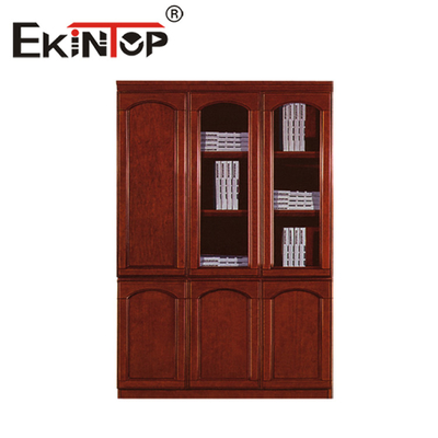 قفسه کتاب کابینت چوبی دفتر چینی انباری فایل رنگ گردویی