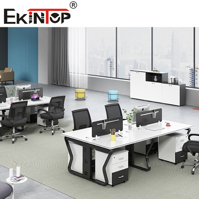 میز کار اداری مدرن برای مبلمان تجاری کابینت اداری میز سفید