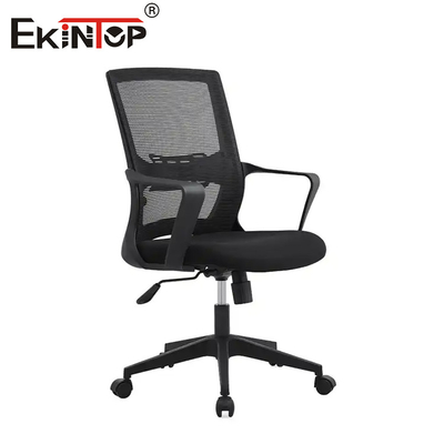 صندلی اداری ODM Chrome Armrest Mesh با عملکرد چرخش