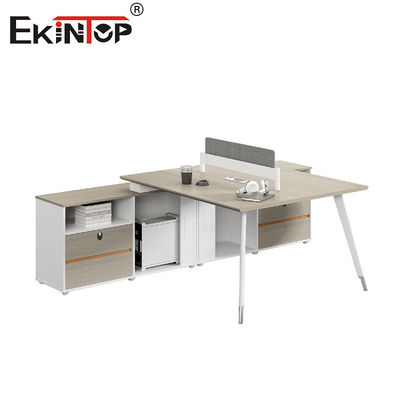ایستگاه کاری مدرن اداری با کابینت ذخیره سازی فایل