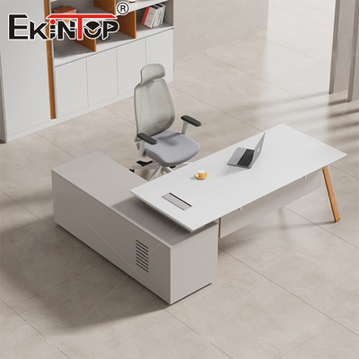 میز مدرن با کیفیت بالا میز سفید با کابینت ذخیره سازی میز چوب آکاسیا